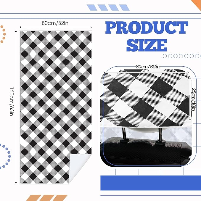 Car Seat Towel Covers with Storage Bag 63 x 32 Inch Athletic Running Towel Seat Sweat Washable Non Slip Cover Gift for Car Outdoor Sport Activities