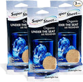 Super Sheet, Organic Under the Seat Car Air Freshener, Long Lasting Fragrance, Midnight Ice Scent, 3 Pack