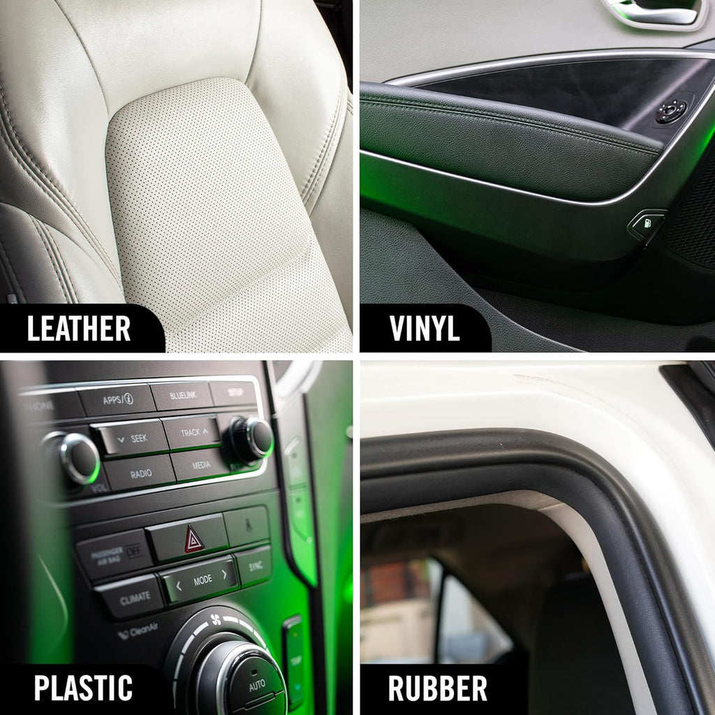 Turtle Wax 53787 Hybrid Solutions Ceramic Graphene Inside Job, Interior Car Cleaner and Protectant, Odor Eliminator, Works on Leather, Vinyl, Plastic, Rubber and More, 16 fl oz. (Pack of 1)