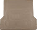 TLH Premium Trimmable Beige Cargo Mat Car Trunk Liner Universal Fit Set w/Beige Dash Pad, Trimmable Automotive Floor Mats, Climaproof™ Floor Mats for Most Sedan, Cars, SUV, Truck Floor Mats.