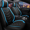 CTDS Car Seat Covers for Honda Accord 2000-2026, Stylish Sport Seat Cover, Premium Nappa Leather Car Seat Cover. Automobile Seat Covers Sets.(Standard 2 Seats/Black Blue)