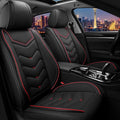 CTDS Car Seat Covers for Ford F-150 2000-2026, Stylish Sport Seat Cover, Premium Nappa Leather Car Seat Cover. Automobile Seat Covers Sets.(Standard 2 Seats/Black)