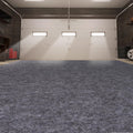 Garage Mats Oversize Garage Floor Paking Mats for Under Car, 7.4 x 8.4 Ft Non-Slip Gray Garage Flooring Carpets, Absorbent Oil Garage Parking Mat, Waterproof Mats