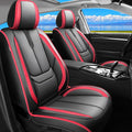 Fit Legacy Car Seat Covers for Subaru Legacy 2008-2024 2025 2026 -Upgraded Premium Waterproof & Breathable Leather, Airbag Compatible, All-Weather Seat Cushion Protector,2 Front/Black