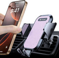 andobil 2026 Upgraded Car Phone Holder Mount, Military-Grade Phone Holders for Your Car Vent Stable Metal Clip Universal 360° Cell Phone Car Mount for iPhone 17 Pro Max 16/15/14/13/12/ Samsung, Purple