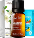 100% Pure Gardenia Essential Oil - 0.34 Fl Oz - Gardenia Oil for Hair, Skin, Diffuser, Aromatherapy & DIY Candle Making Scent