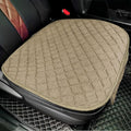 surpassme Comfortable Car Seat Covers Universal Front Seat Covers for Car Accessories with Storage Pockets, Padded Car Interior Covers for Automotive, SUV, Truck, and Van(Khaki)