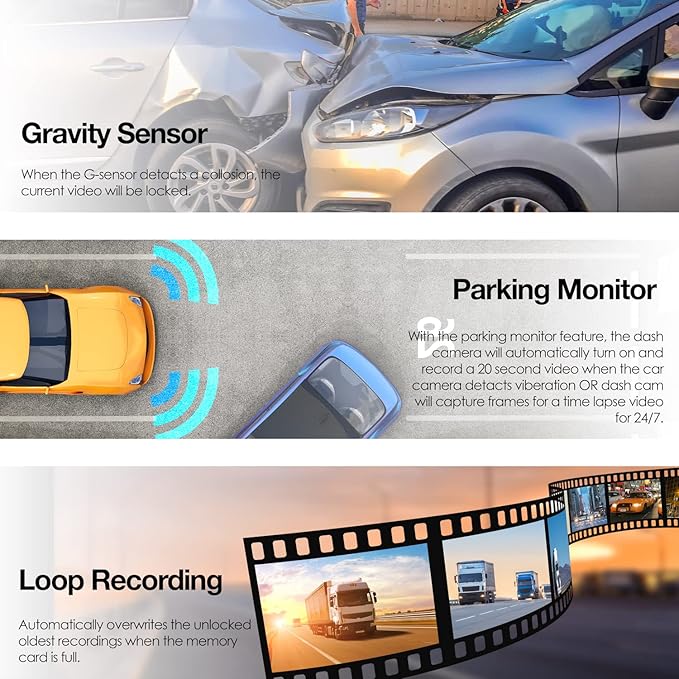 RexingUSA V1-4K Ultra HD GPS Dash Cam 2.4” LCD, Wi-Fi, 170° Wide Angle, G-Sensor, WDR, Loop Recording, Supercapacitor, Mobile App, CPL Filter, Supports 256GB