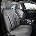 Coverado Gray Car Seat Covers Front Seat, 2 Pack Waterproof Leather Seat Covers, Front Seat Covers for Cars, Breathable Car Seat Protector Universal Front Car Seat Cushion Fit for Most Cars, Trucks