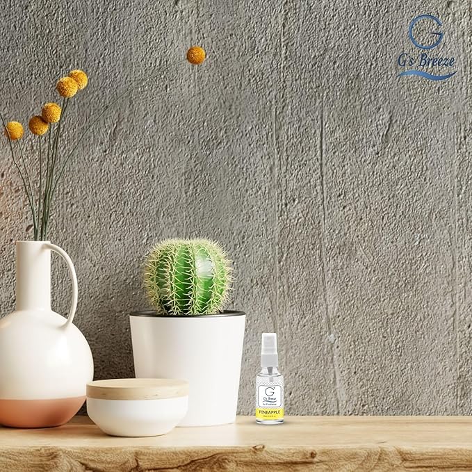 G's Breeze Pineapple Air Freshener – Juicy and Refreshing Tropical Aroma – Ideal for Home, Car, or Office – Infuse Your Space with the Sweet, Zesty Fragrance of Fresh Pineapple