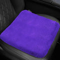 wuyaoyao Sheepskin Car Seat Cushion, Soft Comfort Fur Wool Car Seat Covers, Winter Warm Auto Front Seat Cushion Pad, Fuzzy Seat Bottom Protector Universal for Vehicle Office Chair (Purple)