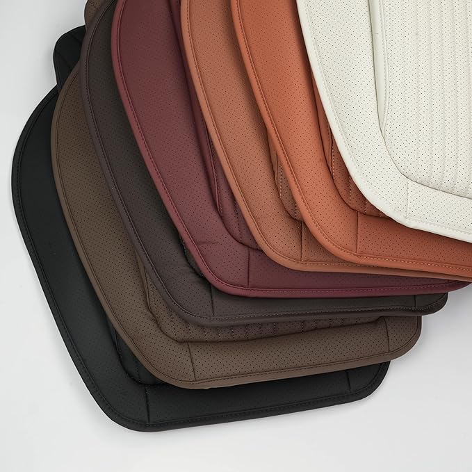 Car Seat Cushion Fit for BMW Accessories Front and Rear Seat Pad for Car Driver Seat Office Chair Cushion Red(1PC)