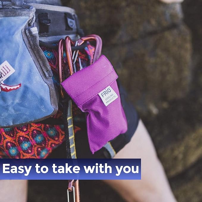 FRIO Cooling Wallet - Insulin Cooler for 45+ Hours of Stress Free On The Go - Purple Mini