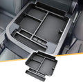 Center Console Organizer for 2021-2026 Chevy Tahoe/Suburban(Premier/High Country) & Yukon/Yukon XL(Denali/Denali Ultimate)Armrest Storage Accessories - Only Fit For Power Sliding Center Console