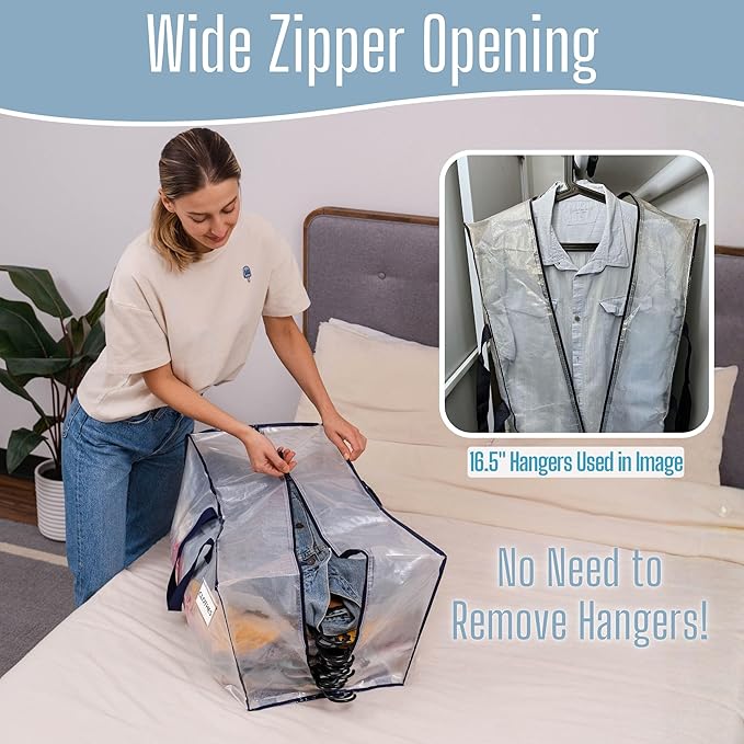VENO 4 Pack Heavy Duty Moving Bags with Backpack Straps, Zippers & Handles, Extra Large Packing Bags for College Dorm Essentials, Moving Supplies Alternative to Cardboard Moving Boxes