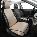 Auto Newer Car Seat Cover,Breathable Front Car Seat Cushion,Comfortable Car Seat Protector,Anti-Slip and Full Wrap Driver Car Seat Protector with Storage Pocket,Universal All Seasons(Beige,1PCS)