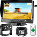 10.1" 1080P Wired Backup Camera System, DVR Rear View Camera, IP69 Waterproof IR Night Vision, 20G Vibration-Proof for Trailer/Tractor/Truck/Combine/Caravan/Skid Steer/Heavy Equipment/UTV, Y5
