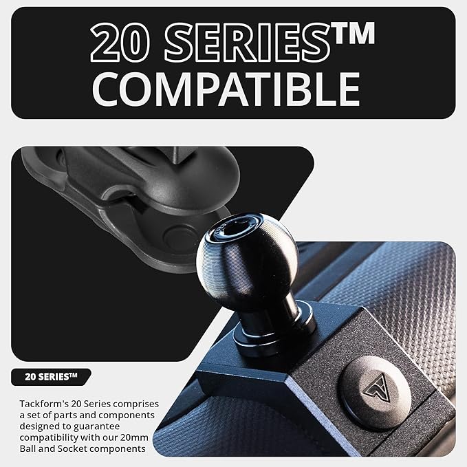 Tackform LINK Phone Mount with Top Dash Clip - Compatible with 2021-2025 Ford Bronco | Aluminum | Zero Slip, Anti-Scratch | Universal Magnetic Phone Holder | 2" Arm | Purple | (NOT MAGSAFE Compatible)
