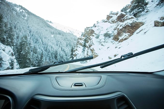 Rain-X Silicone AdvantEdge Wiper Blade 21" Windshield Wiper Blades Replacement, All-Weather Performance Lasts 2X Longer, Premium Beam, Installock Adapter for Easy Fit (Pack of 1)