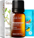 100% Pure Rosewood Essential Oil - 0.34 Fl Oz - Rosewood Oil for Hair, Skin, Diffuser, Aromatherapy & DIY Candle Making Scent