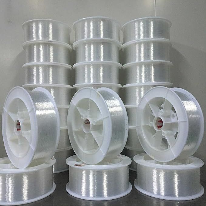 Ultra-Bright PMMA Plastic End Glow Optical Fiber Light for Fiber Optic Star Ceiling Light lamp Starlight Headliner kit for car Home(0.019in diameter/19685ft Per roll)