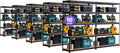 HOMEDANT 5 Tier Laminated Boltless Heavy Duty Garage Storage Adjustable Wide Size Metal Shelving Unit Utility Rack Shelves Organization Shelf Shed Warehouse 47.7" W x 18.2" D x 71.3" H 10Pack
