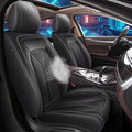 5 Seats Seat Covers Fit for Kia Sorento 2007-2023 2024 2025 Custom Breathable Leather Car Seat Cover Fit for Sorento (5 Seat,Black)