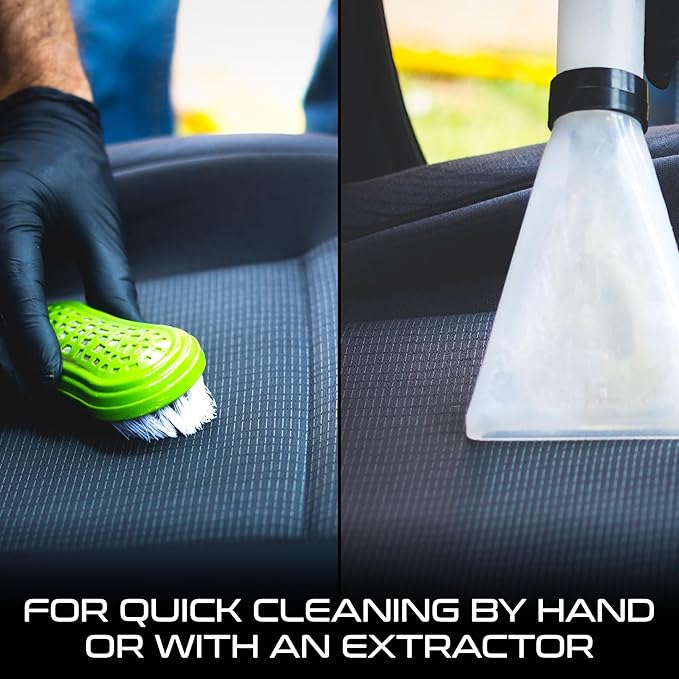 Formula 1 Dry Clean Carpet & Upholstery Cleaner - Stain Remover Spray for Car Seats & Floor Mats, Odor Eliminator for Interior Detailing, 16 oz.