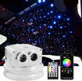 ATOKEE 16W Starlight Headliner Kit 600pcs 0.03in 9.8ft, Twinkle Dual Port Fiber Optic Star Lights for Car Ceiling Home Use, Controlled Via APP/Remote