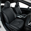 AOMSAZTO Custom Fit Seat Covers for Toyota Camry 2020 2021 2022 2023 2024 (TRD) Leather Camry Seat Protector Full Set Black