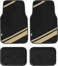 FH Group Car Floor Mats - Carpet Floor Mats for Cars, Universal Fit Automotive Floor Mats, All Purpose Car Floor Mats, Carpet Protector Mat for Most Sedan, SUV, Truck Floor Mats Beige