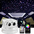 ATOKEE 16W Twinkle 800pcs Starlight Headliner Kit, 0.03in 9.8ft Dual Port Fiber Optic Star Lights for Car Roof Use with APP/Remote Control