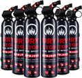 6 Pack Dry Powder Fire Extinguisher - Portable Dry Chemical Fire Extinguisher for Home, Car, Garage, Kitchen - Works on Electrical, Grease and More
