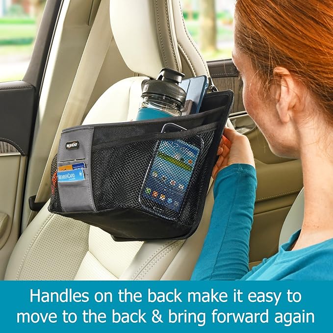 High Road DriverStash Front Seat Car Organizer with Insulated Cup Holder