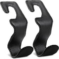 Headrest Hooks for Car, Car Purse Hook Holder,2 PCS Leather Purse Holder for Car,Car Back Seat Headrest Hanger Vehicle Black Leather Storage