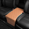 Seat Aisle Storage Box for Ford Explorer 6-Passenger Models – Organizer Rear Seats Passage – Foldable, Easy Installation, for Ford Explorer ST XLT Accessories 2020 to 2025 (Orange)