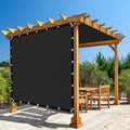 Amagenix 90% Shade Fabric 18'X 23' Black Sun Shade Cloth with Grommets for Pergola Replacement Shade Cover Canopy, Heavy Duty, Cable Zip Ties Included (We Customized)