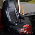Semi Truck Beaded Seat Covers (1 PC) - Compatible with Freightliner, Peterbilt, Kenworth, Volvo & More - Beaded Cooling Car Seat Cover for Truckers – Truck Driver Seat Cushion