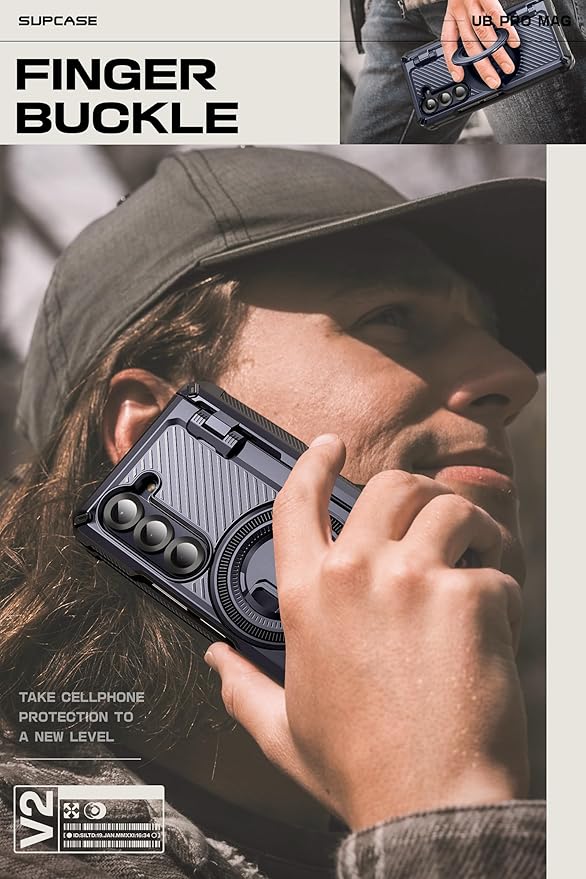 SUPCASE for Z Fold 6 Case with S Pen Holder [UB Pro Mag] [Compatible with MagSafe] [Military Grade Protection] [Built-in Screen Protector & Magnetic Ring Holder] Rugged Shockproof Phone Case, Mountain