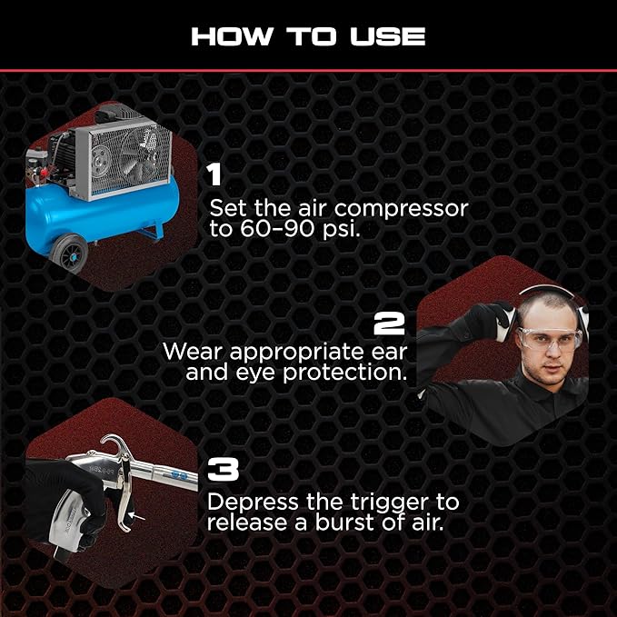Tornador Z-014 Air Blow Out Tool Bundle | Includes CT-900 Brush Cone | High-Velocity Air Blowout with Brush Agitation | Professional Detailing for Vents, Carpet & Upholstery