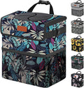 Vankor Car Trash Can for Car Cute, Bag Bin Hanging Waterproof Automotive Garbage Cans Leak Proof Vehicle Trash Can Colorful Leaves