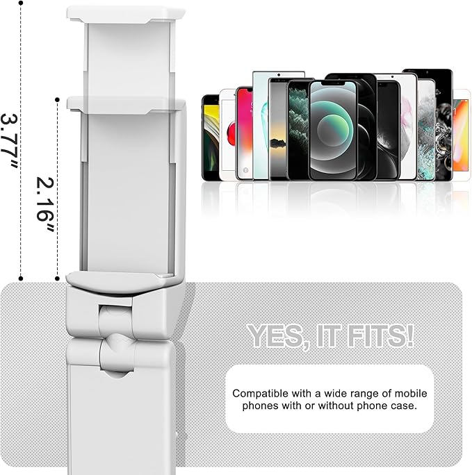 Perilogics Airplane Phone Holder Mount Universal in Flight Hands Free Viewing with Multi-Directional Dual 360 Degree Rotation. The Go-to Choice for Frequent Flyers and Travelers’ Favorite.