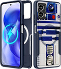 for Moto G Power 5G 2024 Case - Compatible with MagSafe Women Girls Boys Cute Magnetic Phone Cover Cool Blue Unique Heavy Duty Shockproof Design for Motorola Moto G Power 5G 2024 Cases