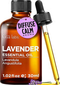 100% Pure Lavender Essential Oil - 1.02 Fl Oz - Lavender Oil for Hair, Skin, Diffuser, Aromatherapy & DIY Candle Making Scent