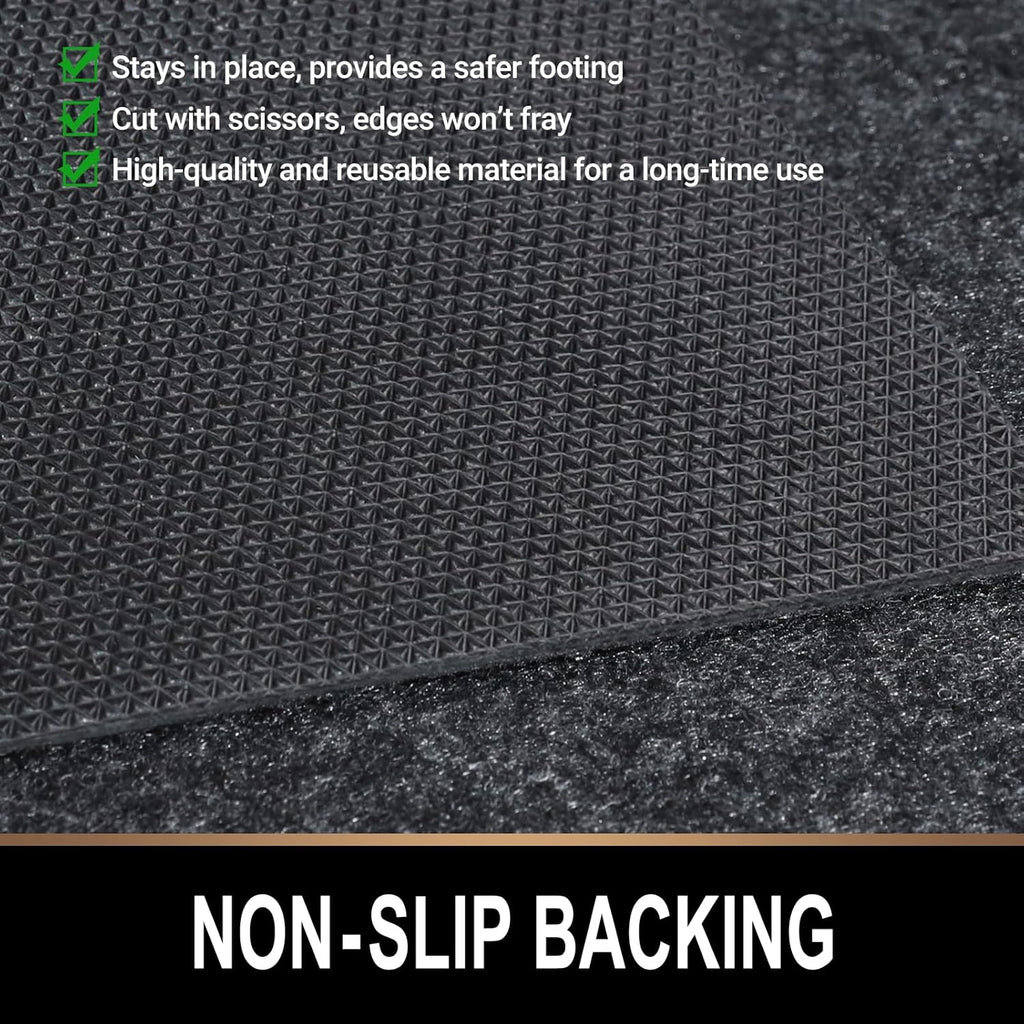 Oil Spill Mat, 7.4 x 17 Ft, Premium Absorbent Oil Pad. Contains Liquids, Protects Garage Floor from Spills, Drips, Splashes and Stains. Washable, Reusable, Waterproof Rubber Parking Mats
