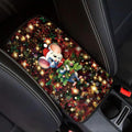 Cartoon Mouse Armrest Pad Cover for Cars Arm Rest Cushion Pads Car Center Console Cushion Non Slip Car Accessories Car Xmas Decoration