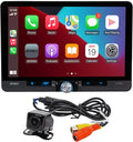 Jensen J1CA10FL-BUC 10.1-inch Certified Apple CarPlay Android Auto Wired or Wireless | Single DIN and Double DIN Touchscreen Car Stereo Radio | Bluetooth | USB Charge | Backup Camera Included
