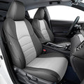 HKZ Fit RAV4 Car Seat Covers Set for Toyota RAV4 2021-2024 Prime SE,XSE & 2019 2020 2021 2022 2023 2024 2025 Hybrid/PHEV SE,XSE - 5 Seats Full Set Leather(Black/Gray)