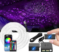 VASTFIRE Split Starlight Headliner Kit - 400pcs 0.02in 4.9ft Fiber Optic RGBW Star Lights for Car with 2 Light Heads 16W Engine Easy to Hide,Flexible Wiring,APP/Remote Control for Car Roof Ceiling