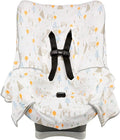 Niko Easy-Wash Children's Car Seat Cover & Liner - 100% Cotton Jersey - Owl Cream/Multi - Fits Most Toddler Car Seats - Universal Fit - Waterproof SEAT Bottom - Machine Wash and Dry